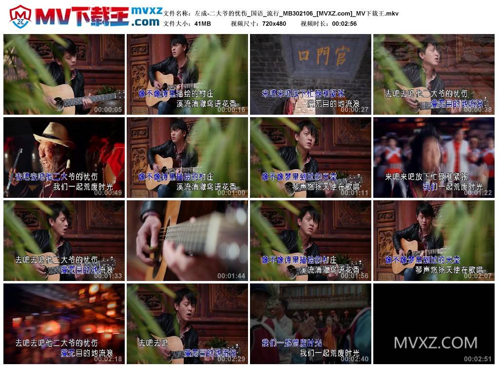左成-二大爷的忧伤_国语_流行_MB302106